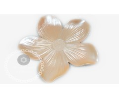 Πιατέλα κεραμική  λουλούδι σομών περλέ ιδανική για διακόσμηση