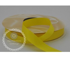 Κορδέλα υφασμάτινη σατέν 15mm κίτρινο