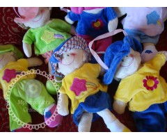 Μπομπονιέρα βάπτισης κούκλες - κούκλοι