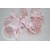 Κέρασμα γέννας μεταλλικό καροτσάκι  ροζ
